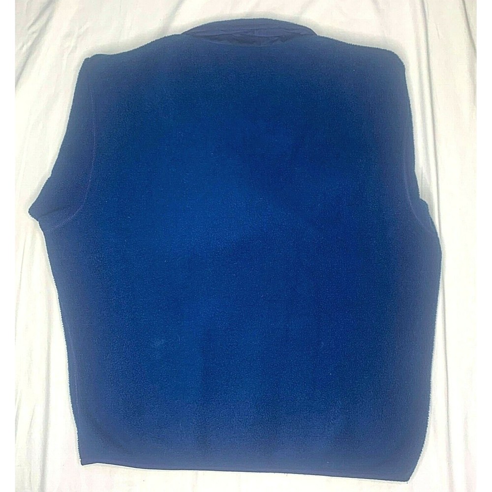 Vintage '91 Patagonia Mens Synchilla Fleece Jacket Cobalt Blue 25021 Size Large - Picture 10 of 12